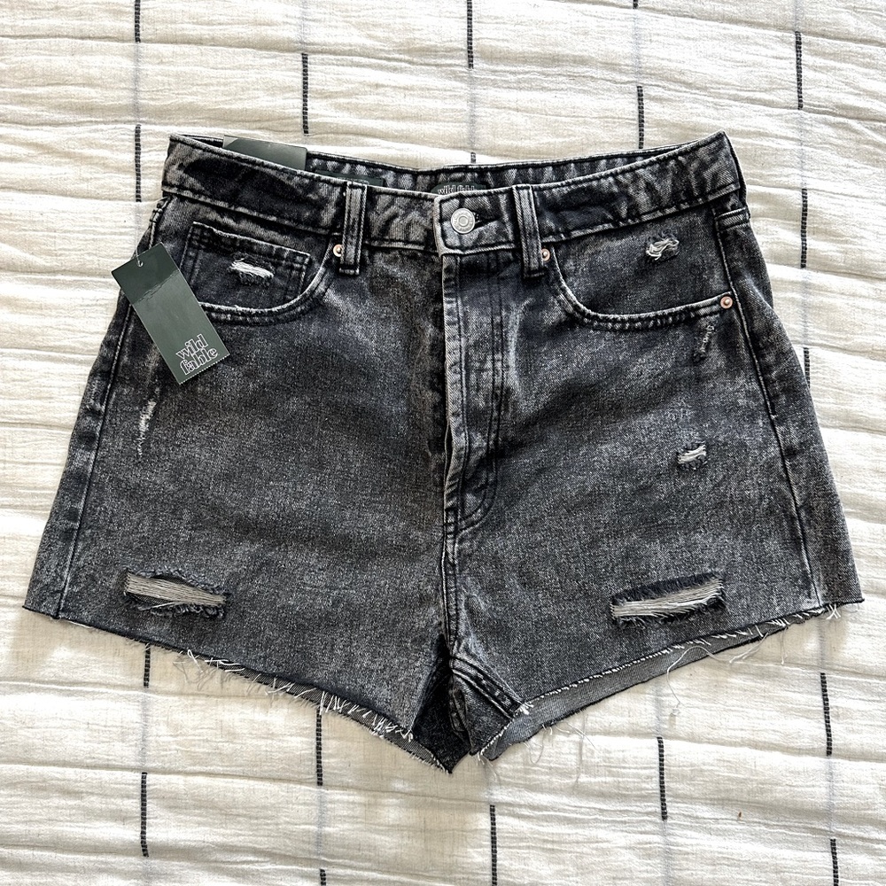 Wild Fable Black Denim Shorts
